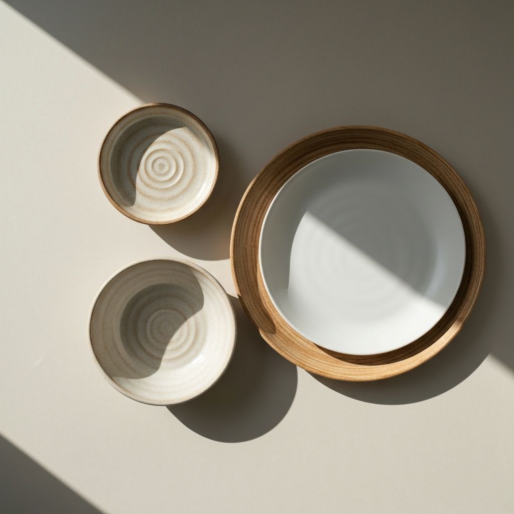 Historical evolution of plate sizes